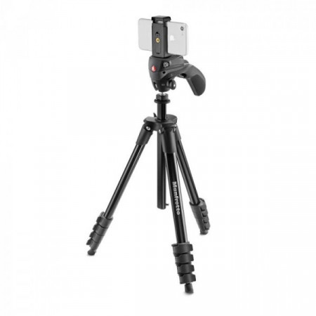 Manfrotto Compact Action Smart trepied foto video cu prindere pentru smartphone