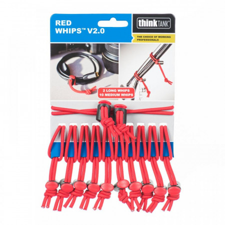 Think Tank Red Whips V2.0 - 12 legaturi elastice reglabile