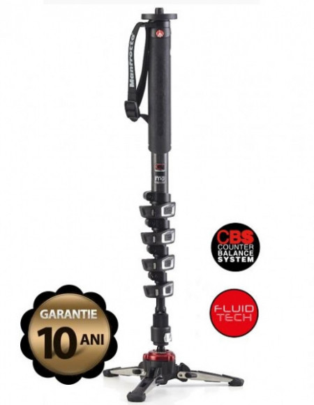 Manfrotto MVMXPROC5 Monopied video fluid carbon