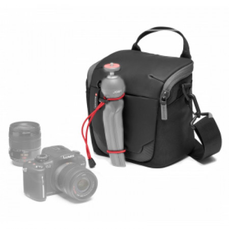 Pachet Manfrotto Advanced Geanta de umar Small+Joby GripTight Action Kit minitrepied flexibil cu telecomanda