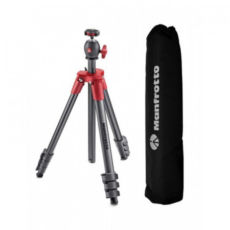 Manfrotto Kit trepied Compact Light Red