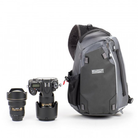 MindShiftGear PhotoCross 10 - Carbon Grey - rucsac cu o singura bretea