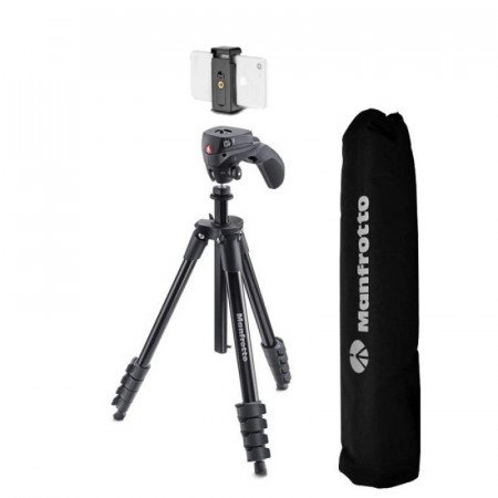 Manfrotto Compact Action Smart cu prindere pentru smartphone