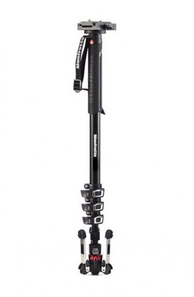 Manfrotto MVMXPROA4577 Monopied video fluid cu Quick Release