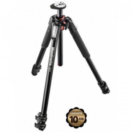 Pachet Manfrotto MVH500AH cap trepied video + Manfrotto 055XPRO3 trepied foto aluminiu + Manfrotto geanta trepied 90cm cu protectie