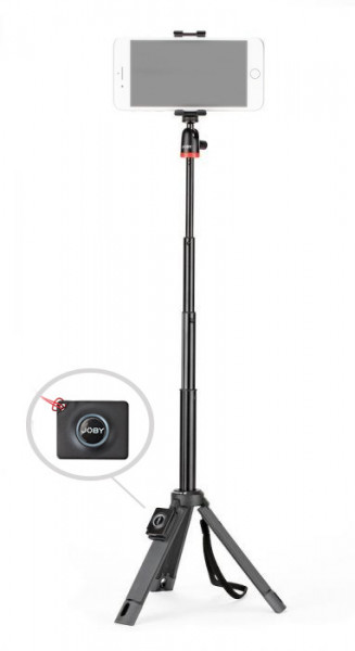 Joby TelePod Mobile Minitrepied telescopic pentru smartphone cu telecomanda si lavaliera