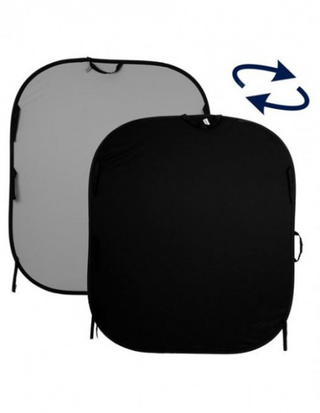 Lastolite Fundal pliabil Negru Gri 1.8x2.15m