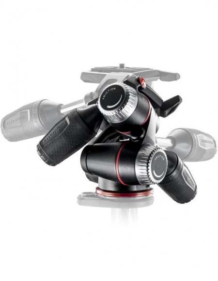 Manfrotto X-PRO cap trepied foto 3-Way cu manere retractabile