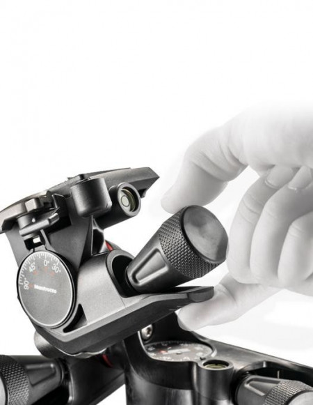 Manfrotto XPRO Geared 3 Way Adapto - Cap foto micrometric