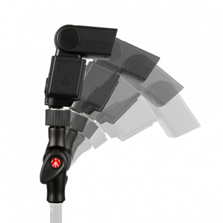 Manfrotto Smart Tilt suport umbrela cu patina pentru blitz