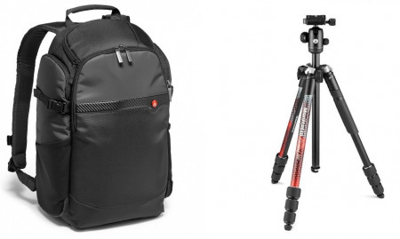 Pachet rucsac foto Manfrotto Advanced Befree + trepied foto Manfrotto Element M II