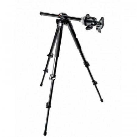 Pachet Manfrotto MK290DUA3-BH kit trepied cu cap bila + Manfrotto geanta trepied 75 cm Non Padded