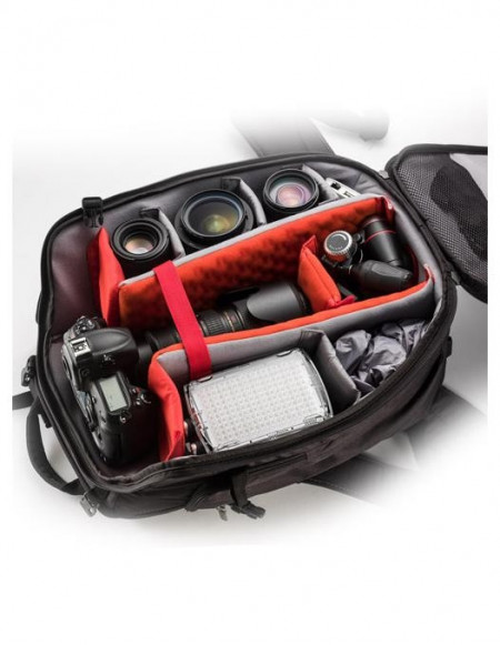 Manfrotto X-PRO cap trepied foto 3-Way cu manere retractabile
