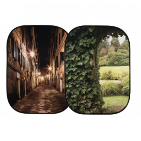 Pachet Lastolite Fundal pliabil Perspective Evening Ivy 1.5x2.1m + Lastolite Suport magnetic compatibil fundaluri pliabile