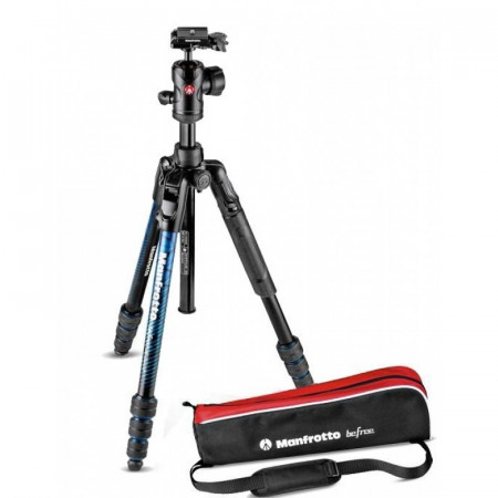 Manfrotto Befree Advanced Kit Trepied Foto Twist Blue