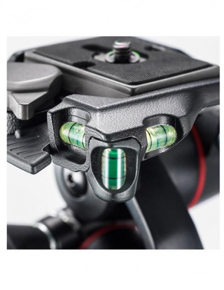 Manfrotto X-PRO cap trepied foto 3-Way cu manere retractabile