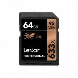 Lexar 64GB SDXC CLS10 UHS-I 95MB/s