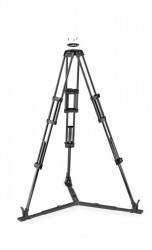 Manfrotto MVK504XTWINGC Kit Trepied video Carbon cu spreader de podea