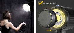 Tolifo Lampa foto-video Led 5600K 100W cu prindere Bowens