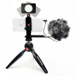 Manfrotto Kit pentru Vlogger cu minitrepied, microfon si LED 8