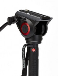 Manfrotto MVMXPRO500 monopied video fluid cu baza Fluidtech