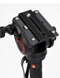 Manfrotto MVMXPRO500 monopied video fluid cu baza Fluidtech