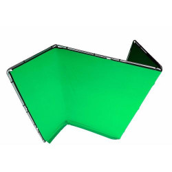 Manfrotto Fundal Chroma Key verde Panoramic cu cadru inclus 4x2.90m