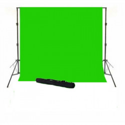 Sistem portabil cu cromakey green 3x3.5m si husa