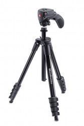 Manfrotto kit trepied foto video Compact Action Black