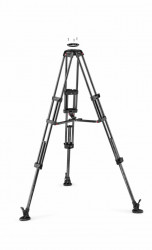 Manfrotto MVK504XTWINMC Kit Trepied video Carbon cu spreader de mijloc