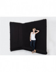 Lastolite Fundal negru panoramic cu rama inclusa 4x2.30m