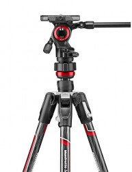 Manfrotto Befree Live Kit Trepied Video Carbon Twist