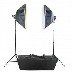 Tolifo Kit LED Bicolor set 2 buc cu softbox 50 x 70cm si stative