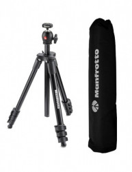 Manfrotto Compact Light trepied foto cu suport smartphone