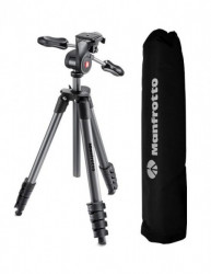 Manfroto Compact Advanced trepied foto cu suport smartphone