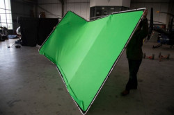 Manfrotto Fundal Chroma Key verde Panoramic cu cadru inclus 4x2.90m