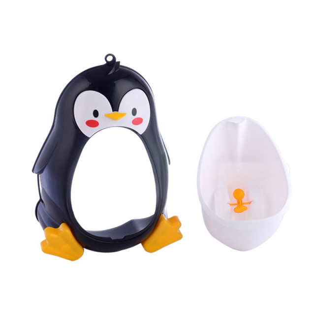 Pișoar în formă de pinguin pentru băieței