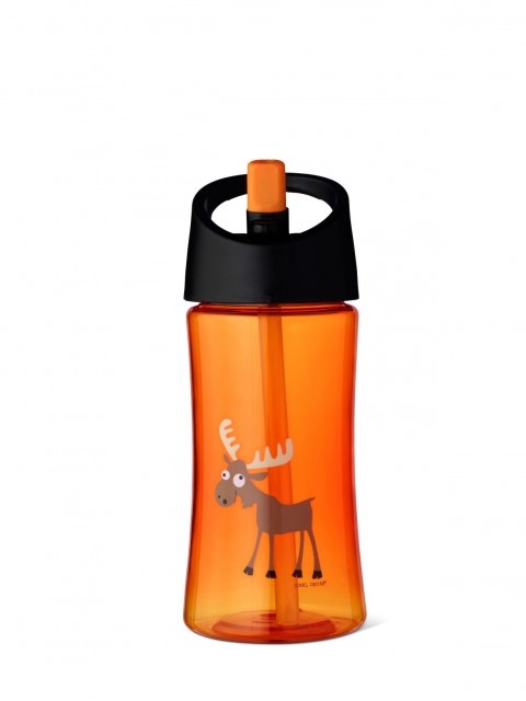Cana din Tritan cu pai, pentru copii, Carl Oscar, orange