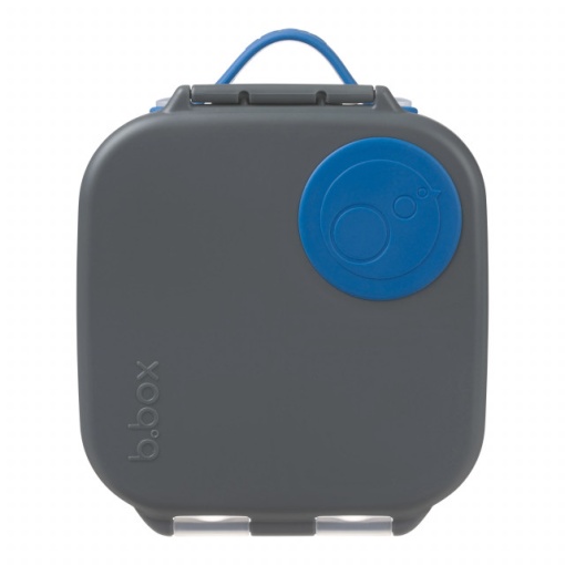 Caserolă compartimentată Mini Lunchbox, b.box, gri cu albastru