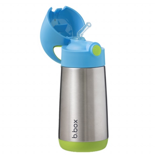 Termos cu pai B.Box, 350 ml, +12 luni, albastru cu verde