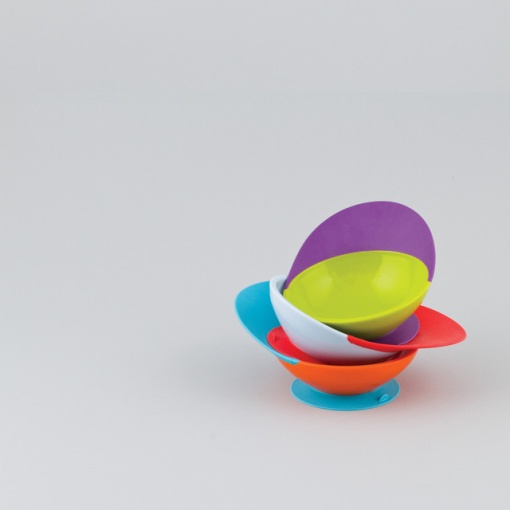 Castron bebeluș, BOON, castron/ventuza CATCH BOWL, portocaliu