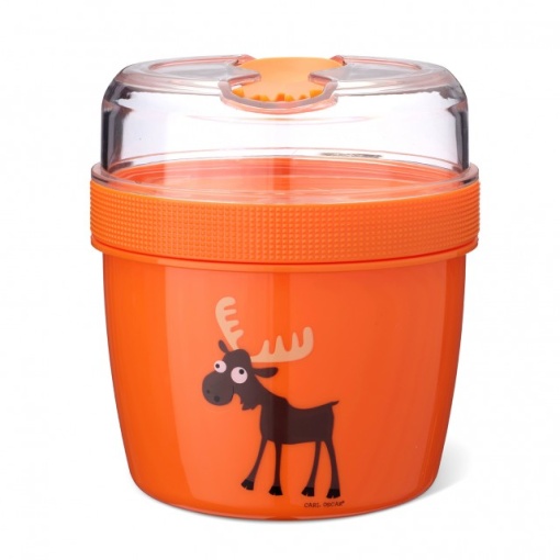 CARL OSCAR N'Ice Cup™ L 0.6 l caserola compartimentata cu disc de racire culoare orange