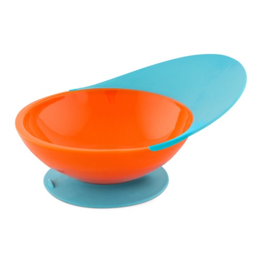Boon, Castron bebeluș cu ventuza Catch Bowl, portocaliu, nu contine ftalati