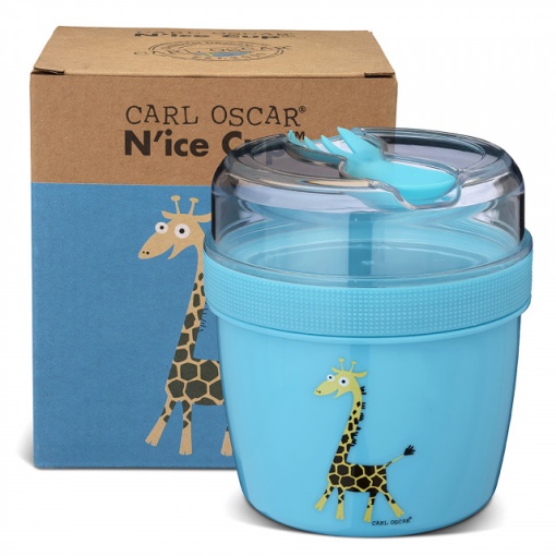 Caserola compartimentata N'Ice Box cu disc racire, Carl Oscar, blue