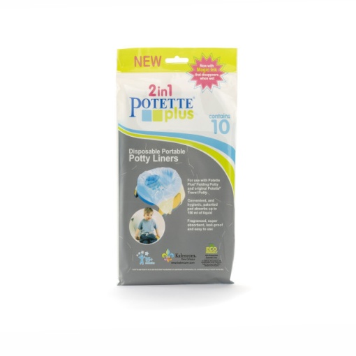 Potette Plus, Pungi biodegradabile pentru olita portabila, 10 buc/set