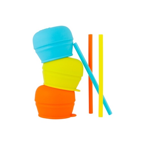 Set bebelus, 3 capace silicon + paie, SNUG, de la BOON
