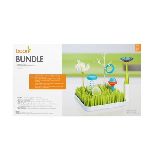 Set tava uscare veselă+accesorii, cu Grass, de la BOON