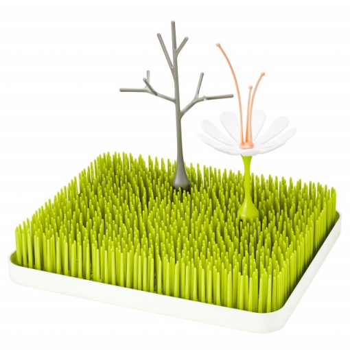 Boon, Set tava uscare veselă Lawn+Stem+Twig, accesoriu uscare Stem, nu contine ftalati