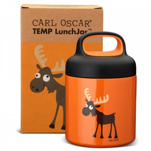 Termos pentru mancare bebelusi, etans, Carl Oscar, orange