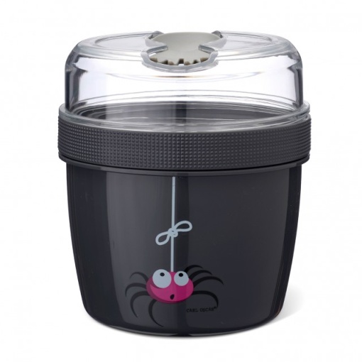 CARL OSCAR N'Ice Cup™ L 0.6 l caserola compartimentata cu disc de racire culoare gri